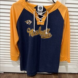 Nashville Predators 3/4 sleeve tshirt